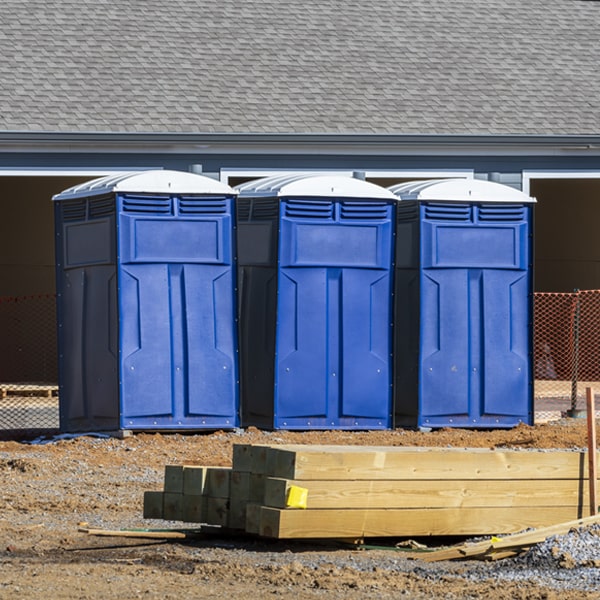 are there any additional fees associated with portable restroom delivery and pickup in Gray